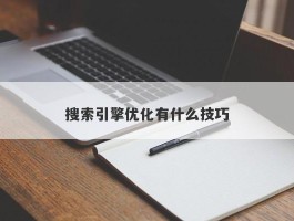 搜索引擎优化有什么技巧
