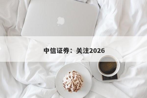 中信证券:关注2026 中信证券:关注2026