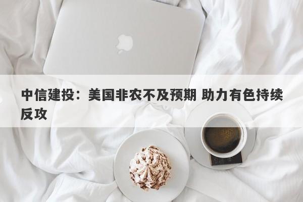 中信建投:美国非农不及预期 助力有色持续反攻 中信建投:美国非农不及预期 助力有色持续反攻
