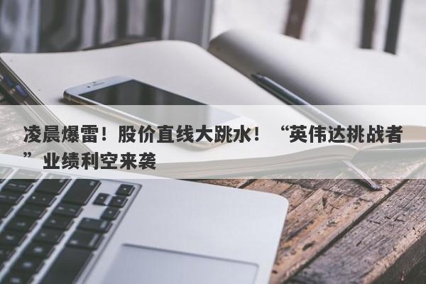 凌晨爆雷!股价直线大跳水!“英伟达挑战者”业绩利空来袭 凌晨爆雷!股价直线大跳水!“英伟达挑战者”业绩利空来袭