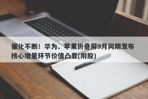 催化不断!华为、苹果折叠屏9月同期发布 核心增量环节价值凸显(附股) 催化不断!华为、苹果折叠屏9月同期发布 核心增量环节价值凸显(附股)