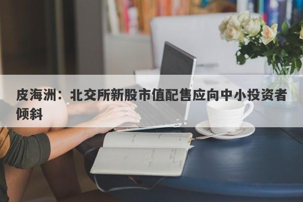 皮海洲:北交所新股市值配售应向中小投资者倾斜 皮海洲:北交所新股市值配售应向中小投资者倾斜